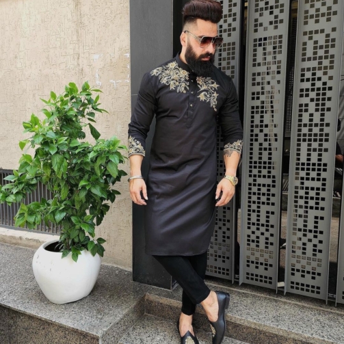 Embroidery Work Kurta Pajama