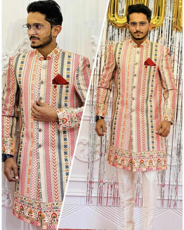 Wedding Special Sherwani With Pent