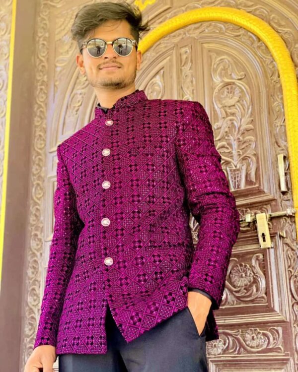 Wedding Special And Trendding Design Bandgala Jodhpuri Suite "Jodhpuri With Pent"