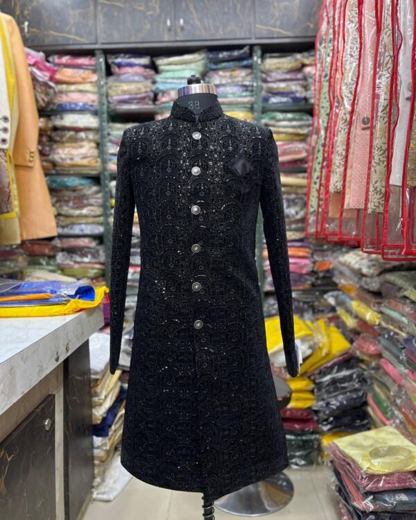 Wedding Special And Trendding Design Laxury Sherwani With Pent