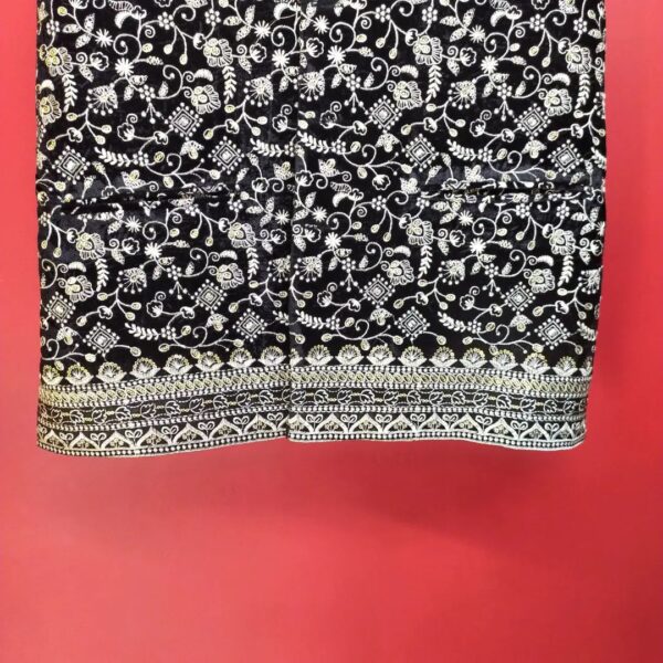 Trendding Design Laxury Velvet Nehru Jacket - Image 4